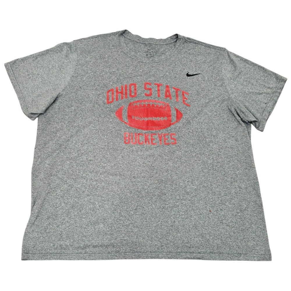 Nike Ohio State Buckeyes Football Toughness Shirt Mens 3XL Dri-FIT Team Issued?